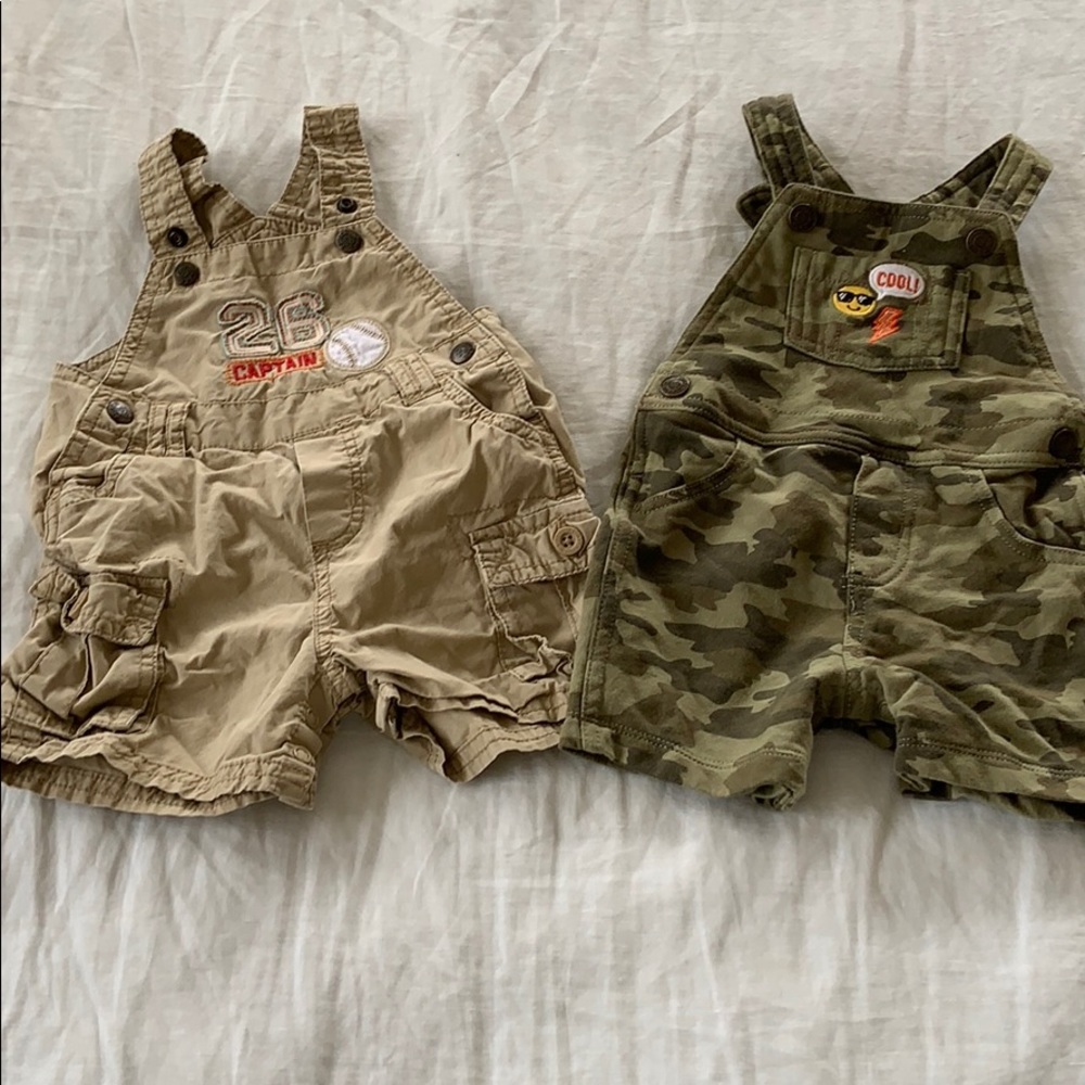 2 shorts overalls - baby boy